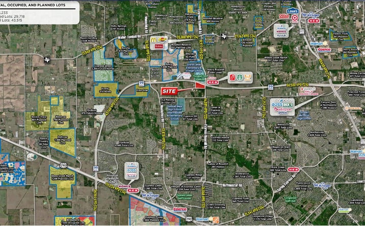 Pictures of Retail, Land property located at SWC of Hwy 99 & Cypress Rosehill Rd, Houston, TX 77377 for lease - image #1