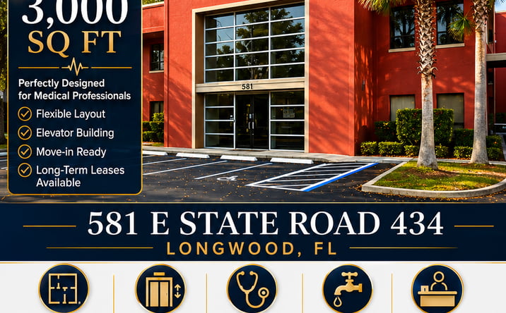 Pictures of Retail, Office property located at 581 East State Road 434, Longwood, FL 32750 for lease - image #1