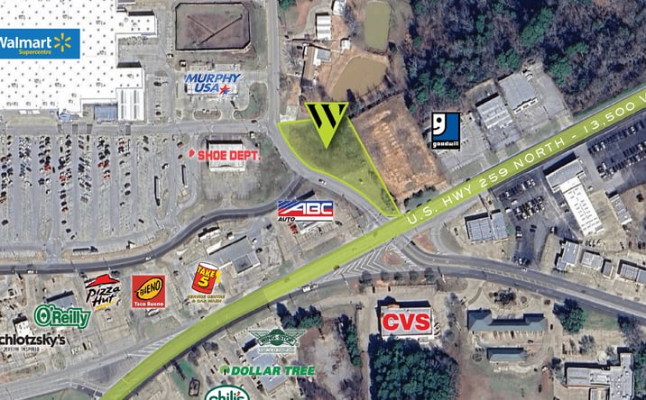 Pictures of Land property located at 1509 North U.S. Highway 259, Kilgore, TX 75662 for lease - image #1