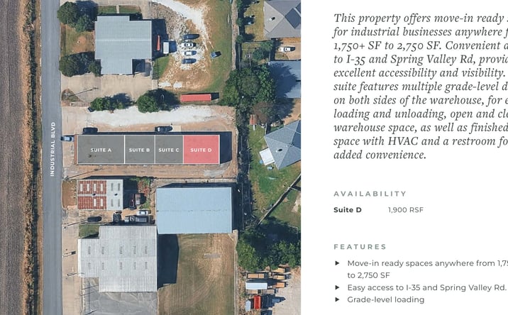 Pictures of Industrial property located at 1053 Industrial Blvd, Hewitt, TX 76643 for lease - image #1