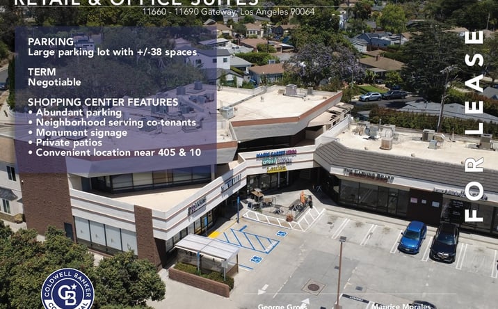 Pictures of Retail property located at 11660 Gateway, Los Angeles, CA 90064 for lease - image #1