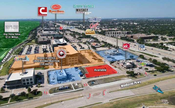 Pictures of Retail, Land property located at 5960 Dallas Pkwy, Plano, TX 75093 for lease - image #1