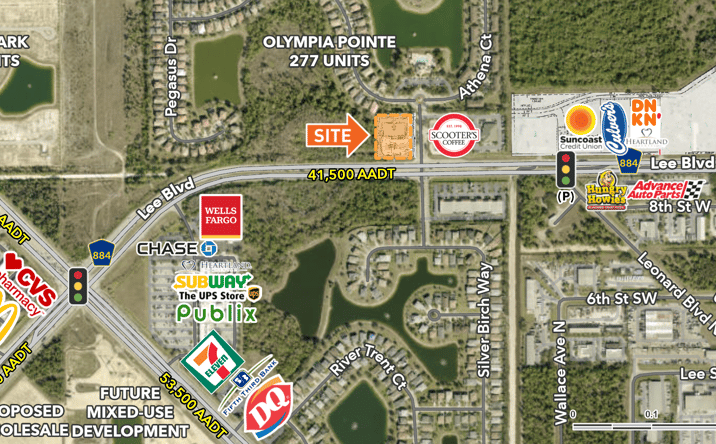 Pictures of Retail, Land property located at Lee Boulevard, Lehigh Acres, FL 33971 for lease - image #1