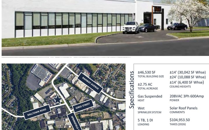 Pictures of Industrial property located at 1160 Springfield Rd, Union, NJ 07083 for lease - image #1