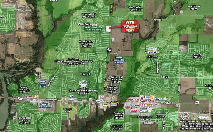 Pictures of Retail property located at SWQ of FM-1385 & Bryan Rd/Frontier Pkwy, Aubrey, TX 76227 for lease - image #1