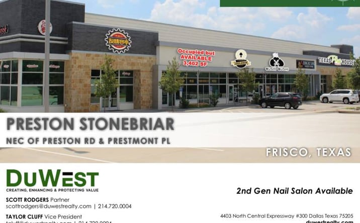 Pictures of Retail property located at 3920 Preston Rd, Frisco, TX 75206 for lease - image #1