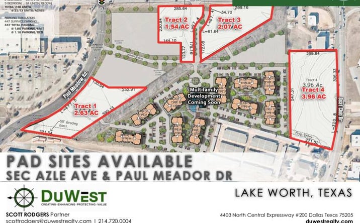 Pictures of Retail, Land property located at SEC of Azle Ave. & Paul Meador Dr., Lake Worth, TX 76135- for lease - image #1