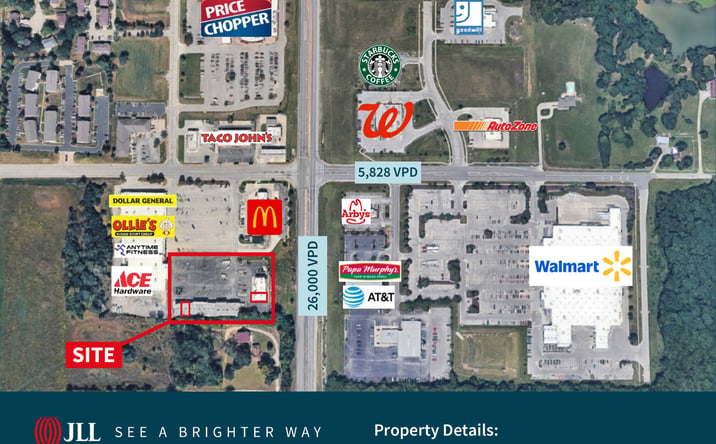 Pictures of Retail property located at 13043 Kansas Ave & 638 S 130th St, Bonner Springs, KS 66012 for lease - image #1