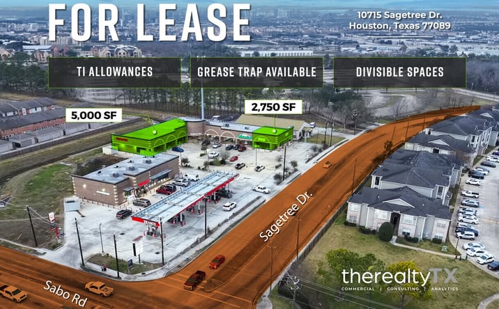 Pictures of Retail, Office, Restaurant property located at 10715 Sagetree Drive, Houston, TX 77089 for lease - image #1