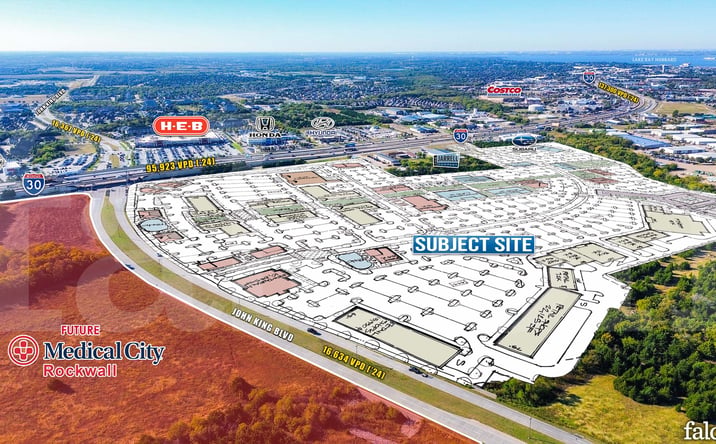 Pictures of Retail, Land property located at NWC I-30 & John King Blvd, Rockwall, TX 75087 for lease - image #1