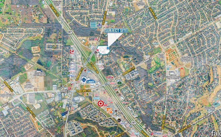 Pictures of Land property located at SEQ Highway 287 & S Cooper St, Mansfield, TX 76063 for lease - image #1