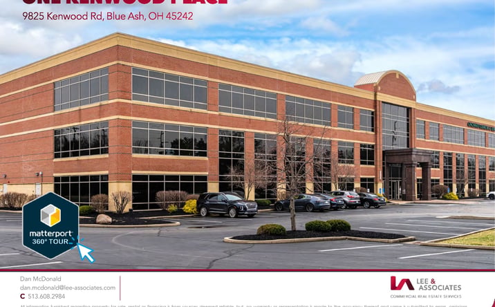 Pictures of Office property located at 9825 Kenwood Rd, Blue Ash, OH 45242 for lease - image #1