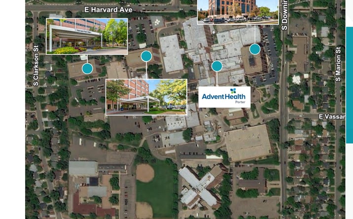 Pictures of Office property located at 850& 950 E Harvard Avenue, Denver, CO 80210 for lease - image #1
