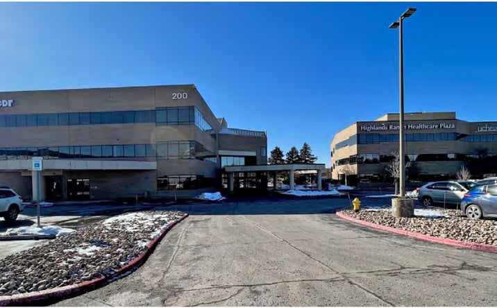 Pictures of Office property located at 200 & 206 W County Line Road, Highlands Ranch, CO 80129 for lease - image #1