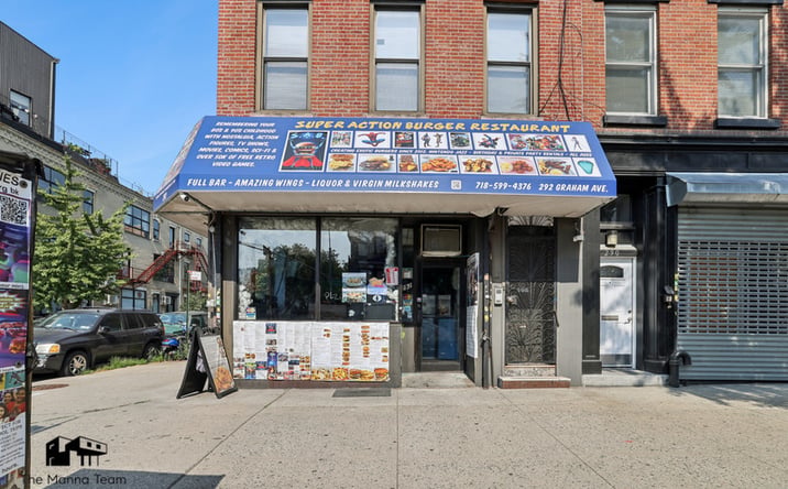 Pictures of Retail, Restaurant property located at 292 GRAHAM AVE, BROOKLYN, NY 11211-5573 for lease - image #1