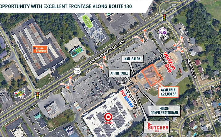 Pictures of Retail property located at 4004 Route 130, Delran, NJ 08075 for lease - image #1