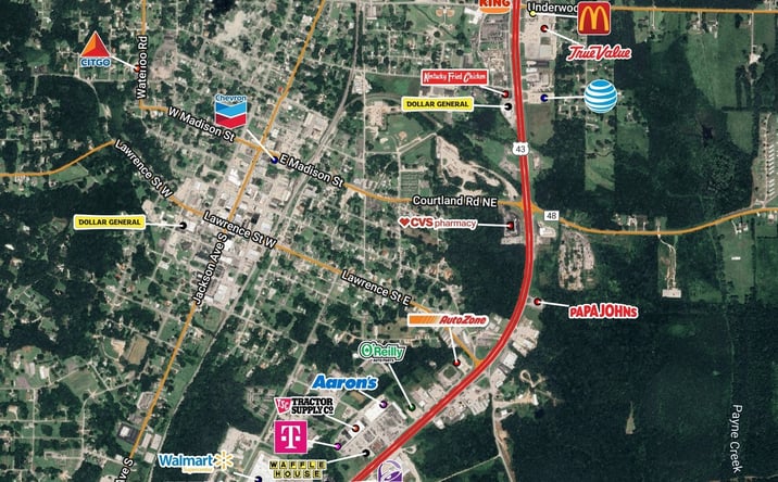 Pictures of Retail, Land property located at 15485 U.S. 43, Russellville, AL 35653 for lease - image #1