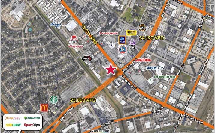 Pictures of Retail property located at 959 Bay Area Blvd, Houston, TX 77058 for lease - image #1
