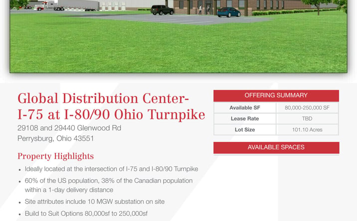 Pictures of Industrial, Land property located at 29108 Glenwood Rd, Perrysburg, OH 43551 for lease - image #1
