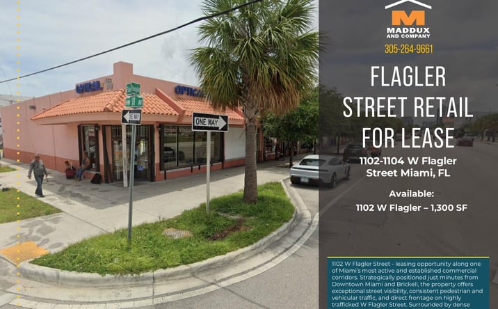 Pictures of Retail property located at 1102 W Flagler Street, Miami, FL 33135 for lease - image #1