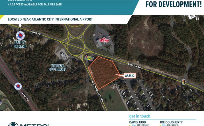 Pictures of Land property located at 6503 Delilah Road, Egg Harbor Township, NJ 08234 for lease - image #1