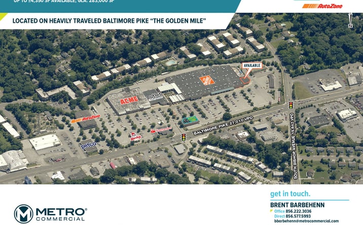 Pictures of Retail property located at Baltimore Pike & Bishop Avenue, Clifton Heights, PA 19018 for lease - image #1
