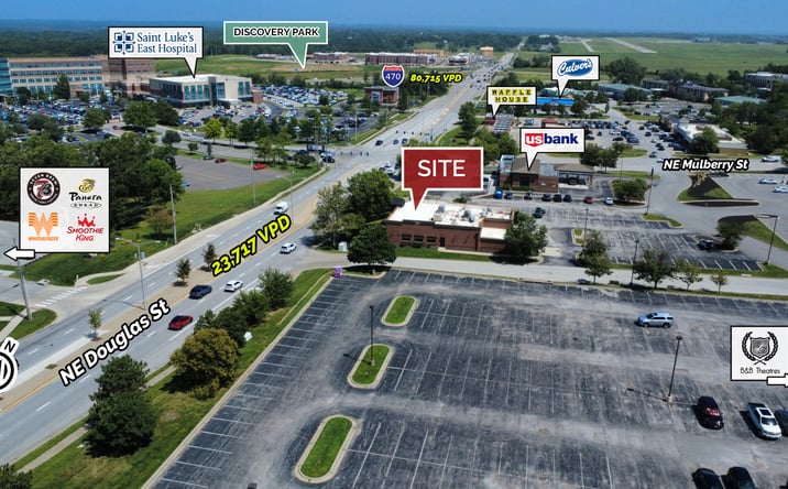Pictures of Retail property located at 1501 Northeast Douglas Street, Lee's Summit, MO 64086 for lease - image #1