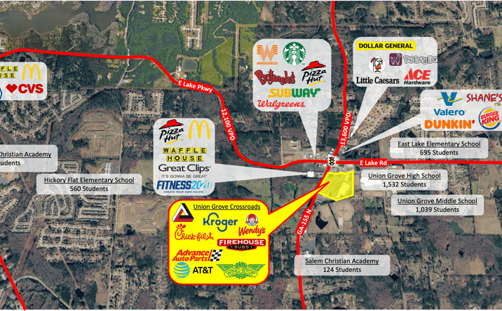 Pictures of Retail, Restaurant property located at 2000 Georgia 155 North, McDonough, GA 30252 for lease - image #1