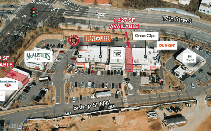 Pictures of Retail property located at 1299 Northside Drive NW, Atlanta, GA 30318 for lease - image #1