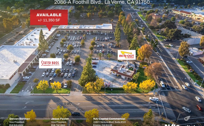 Pictures of Retail property located at 2080 Foothill Boulevard, La Verne, CA 91750 for lease - image #1