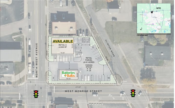 Pictures of Retail property located at 1401 N West Avenue, Jackson, MI 49202 for lease - image #1