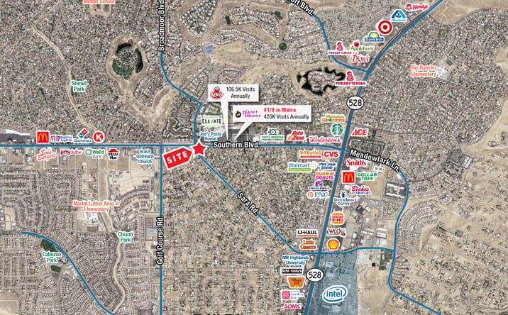 Pictures of Land property located at 1000 Sara Road, Rio Rancho, NM 87124 for lease - image #1