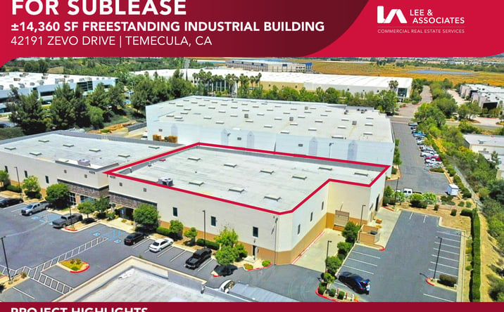 Pictures of Industrial property located at 42191 Zevo Drive, Temecula, CA 92590-2503 for lease - image #1