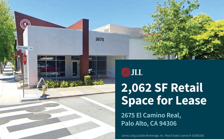 Pictures of Retail property located at 2675 El Camino Real, Palo Alto, CA 94306 for lease - image #1