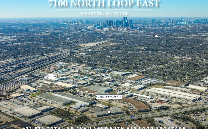 Pictures of Office, Industrial property located at 7100 North Loop East, Houston, TX 77028 for lease - image #1