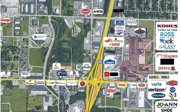 Pictures of Retail property located at W Walnut & N 46th St, Rogers, AR 72756 for lease - image #1