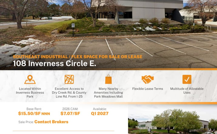 Pictures of Office, Industrial property located at 108 Inverness Circle E., Englewood, CO 80112 for lease - image #1