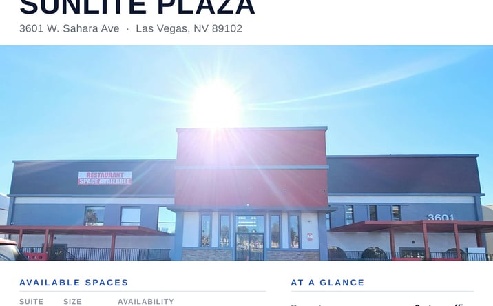 Pictures of Office, Retail property located at 3601 W. Sahara Ave, Las Vegas, NV 89102 for lease - image #1