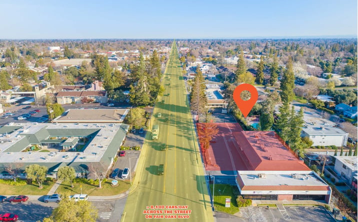 Pictures of Retail, Office property located at 6110 Fair Oaks Blvd, Carmichael, CA 95608-4872 for lease - image #1