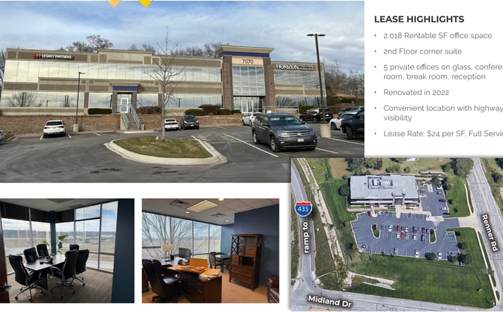 Pictures of Office property located at 7070 Renner Rd., Shawnee, KS 66217 for lease - image #1