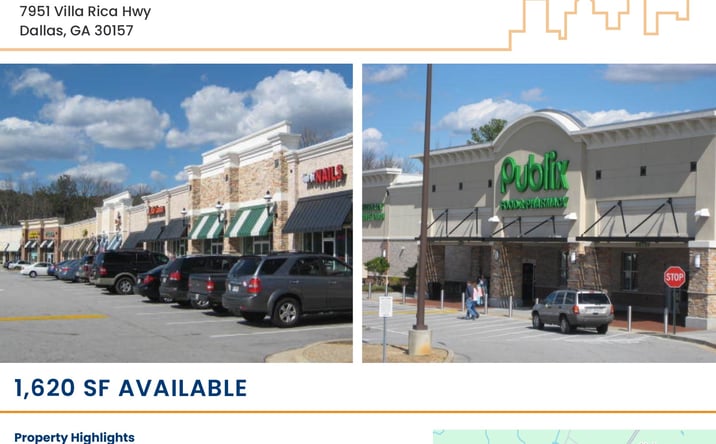 Pictures of Retail property located at 7951 Villa Rica Hwy, Dallas, GA 30157 for lease - image #1