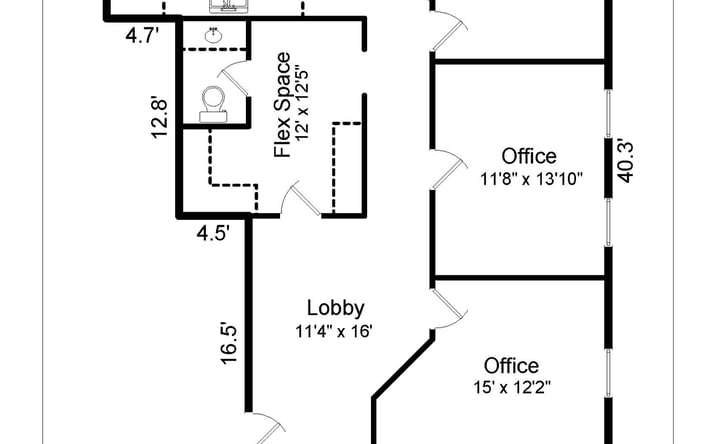 Pictures of Office property located at 4728 PARK RD, CHARLOTTE, NC 28209 for lease - image #1