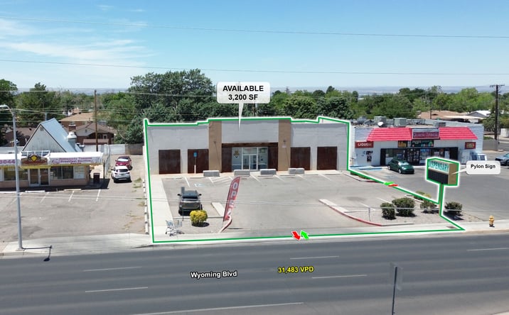 Pictures of Retail, Office property located at 2621 Wyoming Boulevard Northeast, Albuquerque, NM 87112 for lease - image #1
