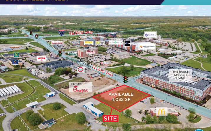 Pictures of Retail, Office, Restaurant property located at 622 1st Avenue, Coralville, IA 52241 for lease - image #1