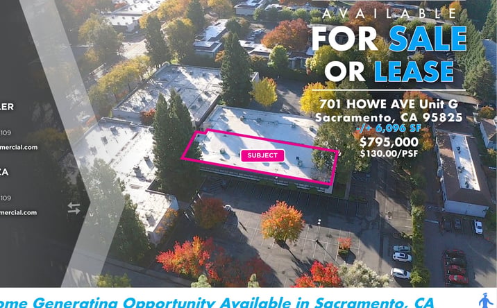 Pictures of Office property located at 701 Howe Ave Unit G, Sacramento, CA 95825 for lease - image #1