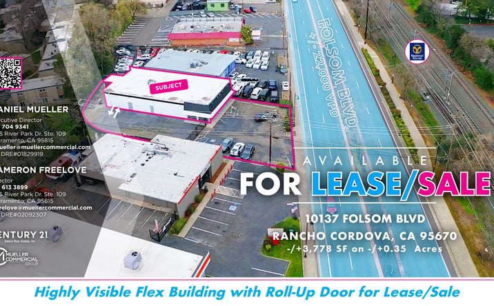 Pictures of Retail, Industrial property located at 10137 Folsom Blvd, Rancho Cordova, CA 95670 for lease - image #1
