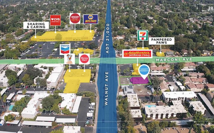 Pictures of Retail property located at 2834 Walnut Ave, Carmichael, CA 95608 for lease - image #1