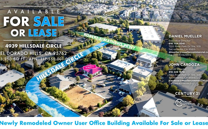 Pictures of Office property located at 4939 Hillsdale Circle, El Dorado Hills, CA 95762 for lease - image #1