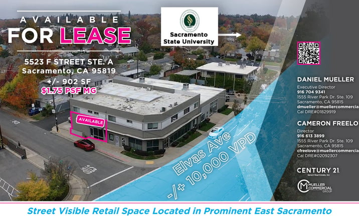 Pictures of Retail property located at 5523 F Street Ste. A, Sacramento, CA 95819 for lease - image #1