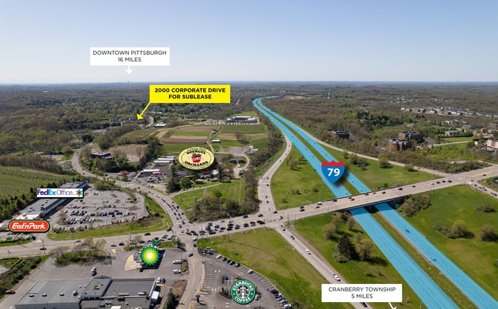 Pictures of Office property located at 2000 Corporate Drive, Wexford, PA 15090 for lease - image #1